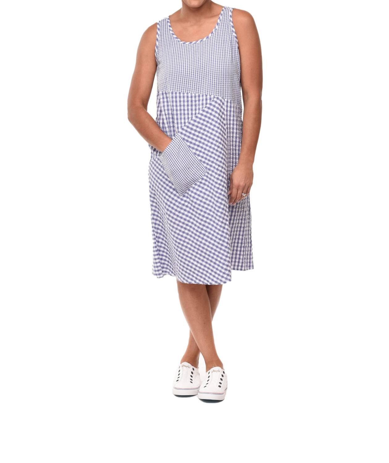 Tulip Clothing - Dawson Dress - blue - clothing - cotton