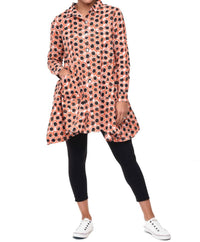 Tulip Clothing - Demi Button Down Top - black - clothing - cotton