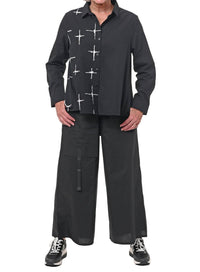 Tulip Clothing - Farrah Button Down Shirt - black - button - down - shirts - clothing
