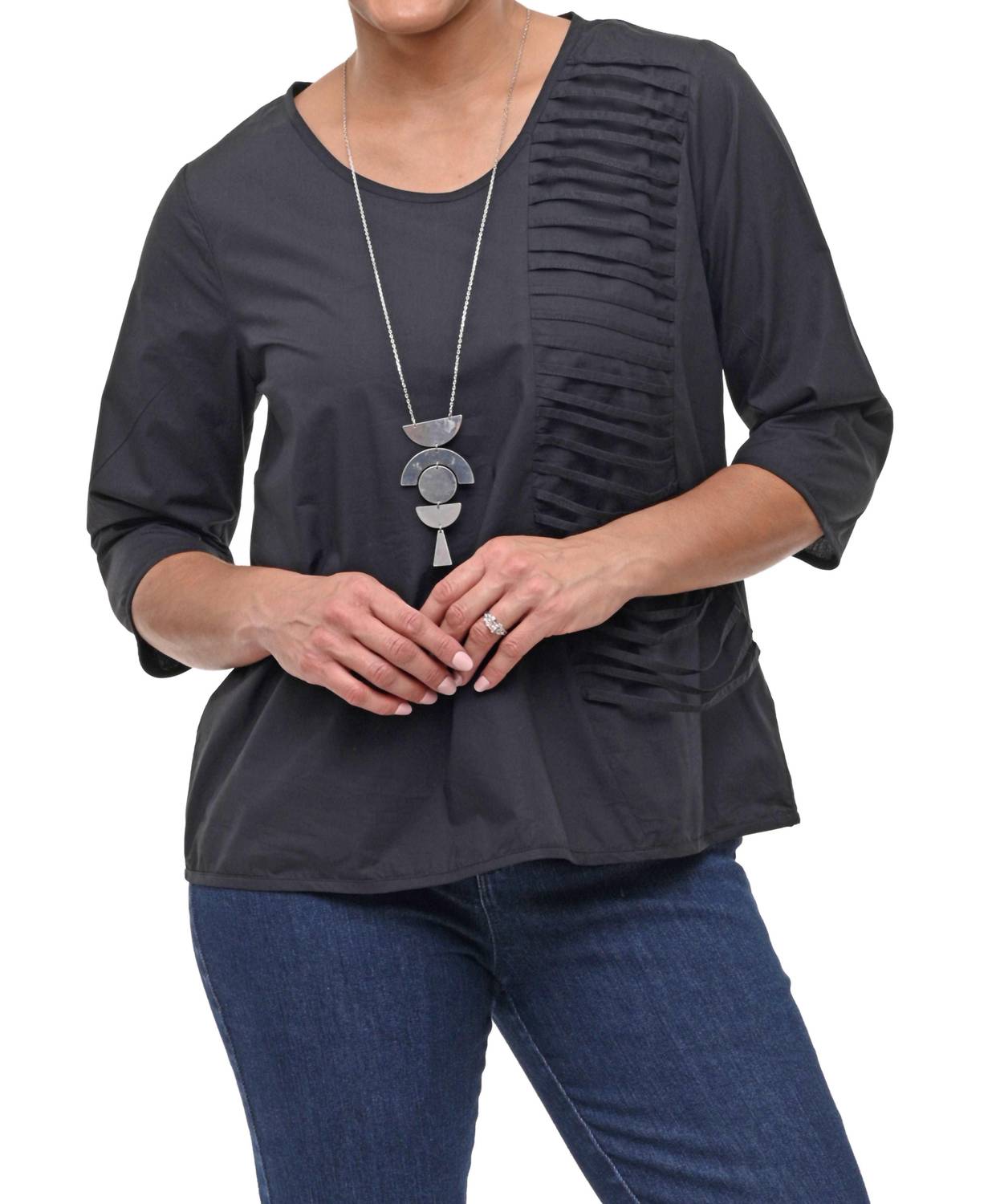 Tulip Clothing - Glynn Blouse - black - blouses - clothing