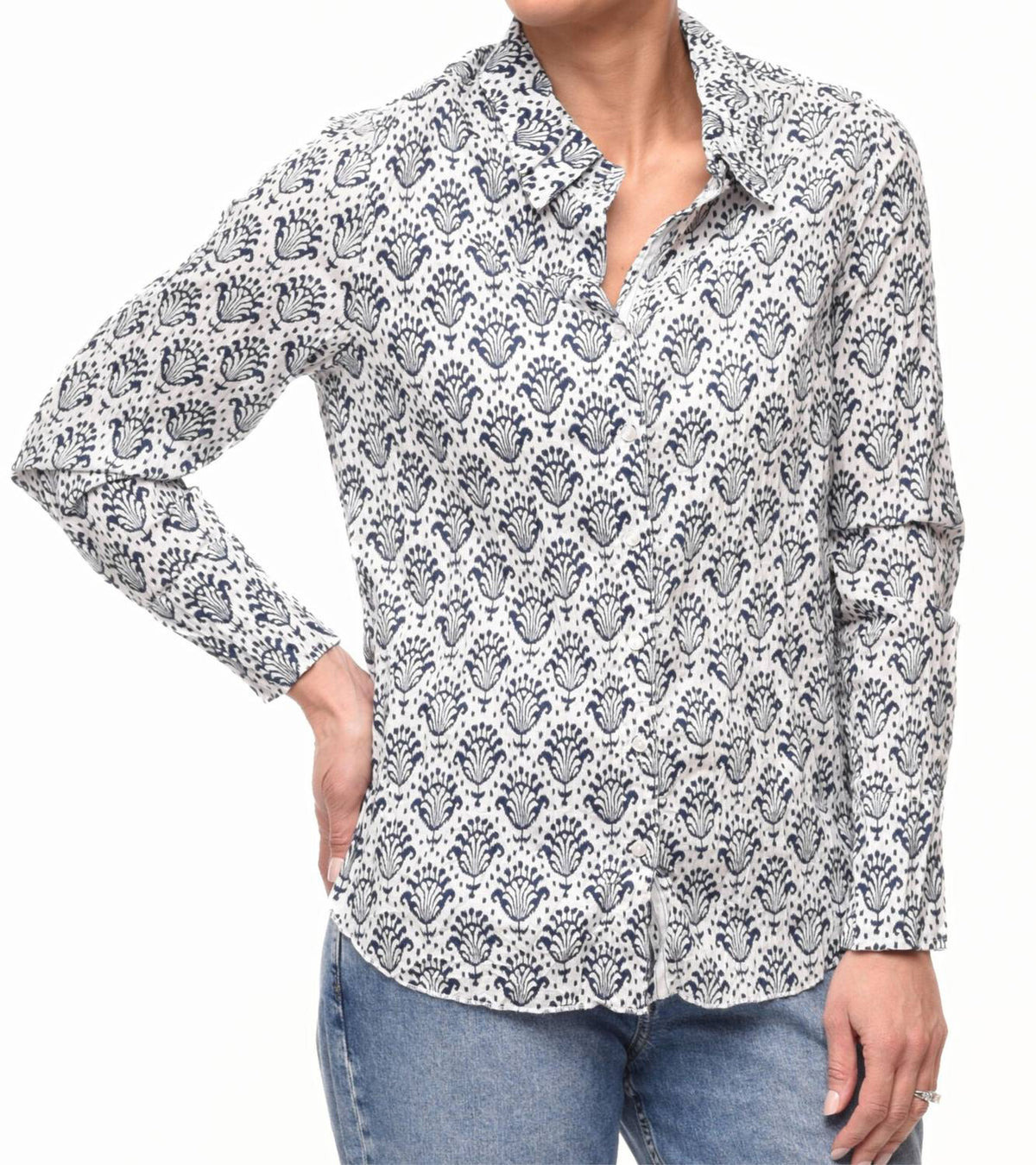 Tulip Clothing - Gretchen Button Down Blouse