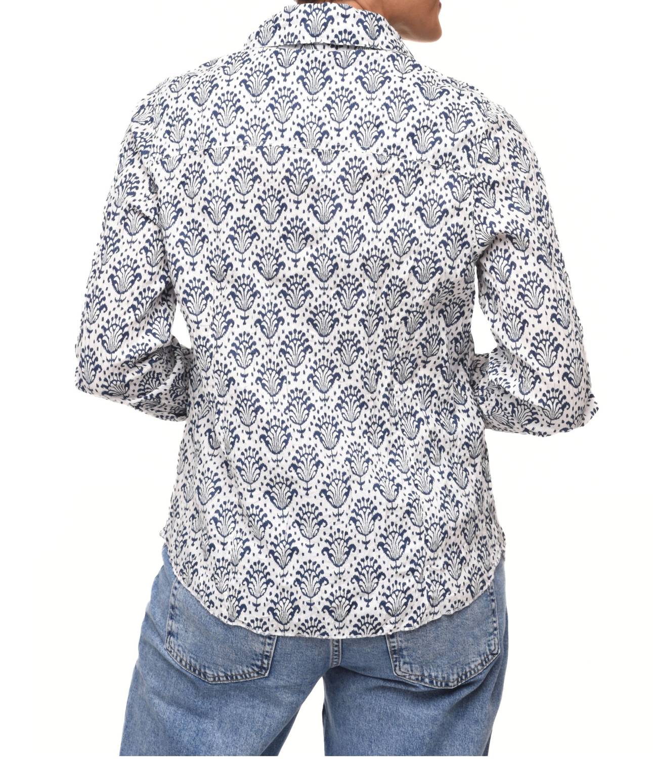 Tulip Clothing - Gretchen Button Down Blouse - blouses - clothing - cotton