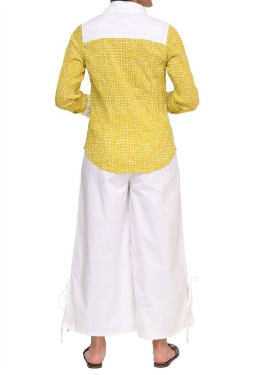 Tulip Clothing - Gretchen Button Down Blouse - blouses - clothing - cotton