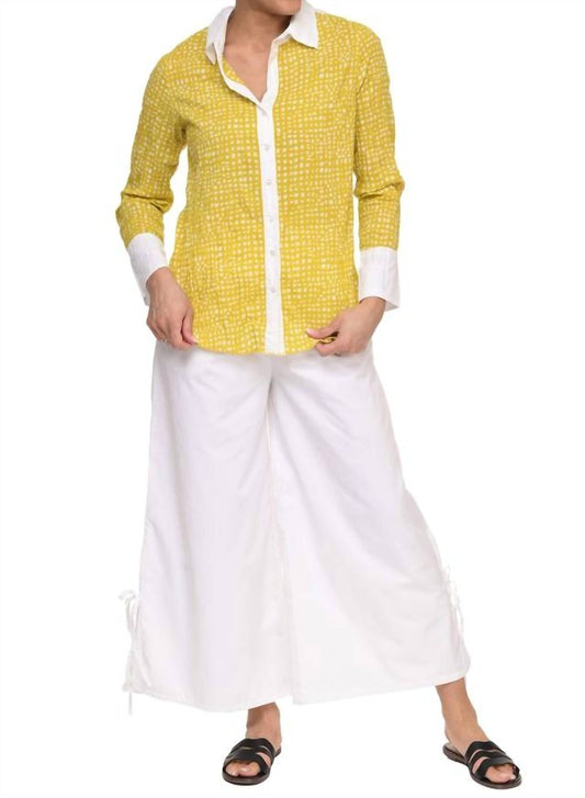 Tulip Clothing - Gretchen Button Down Blouse - blouses - clothing - cotton