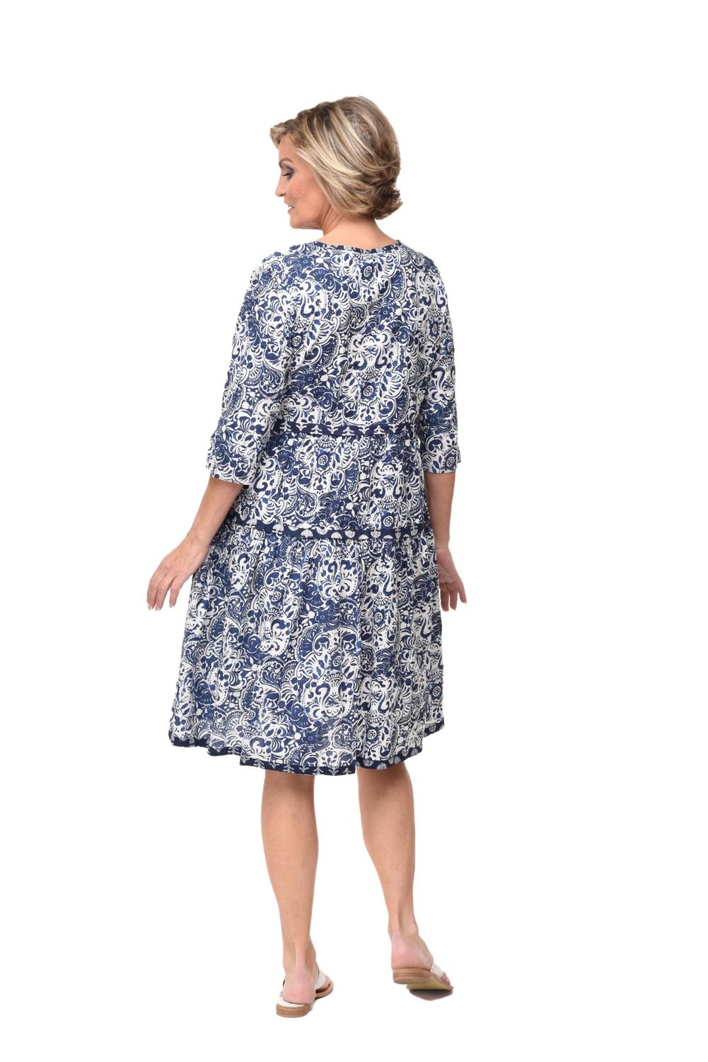 Tulip Clothing - Hayley Dress - blue - clothing - cotton
