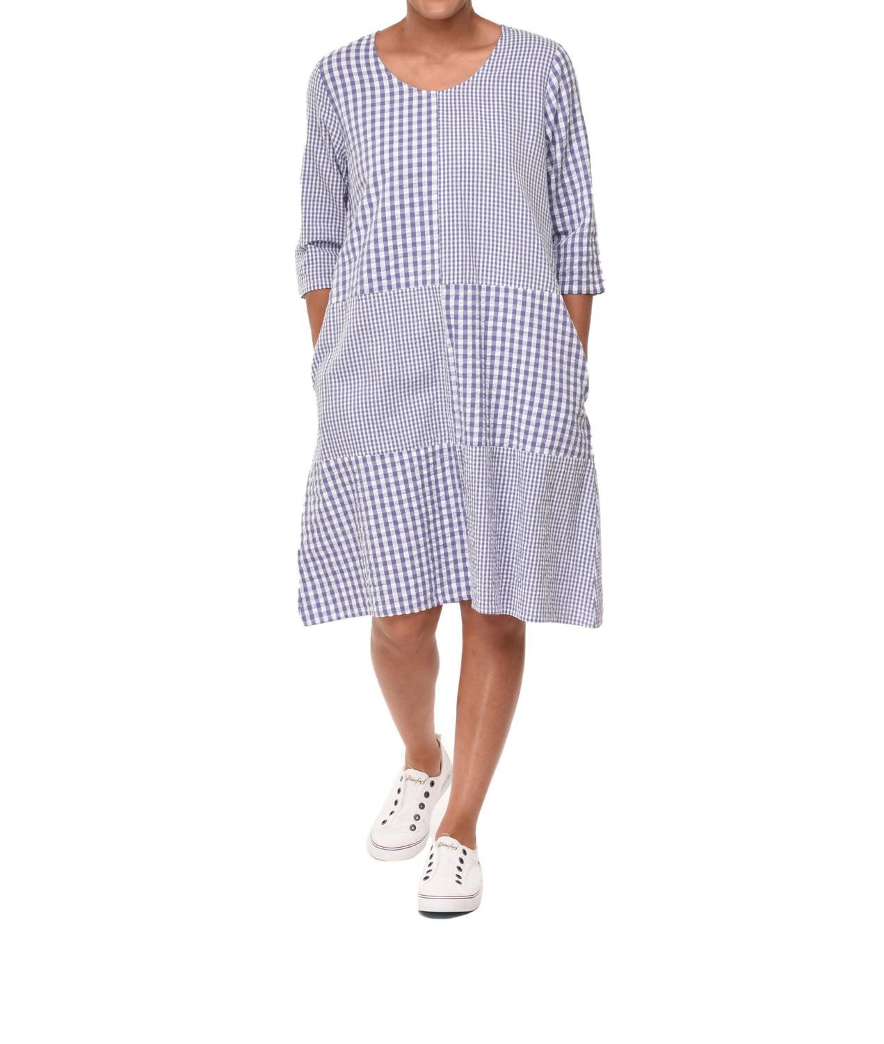 Tulip Clothing - Jada Dress - blue - clothing - cotton