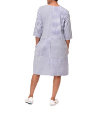 Tulip Clothing - Jada Dress - blue - clothing - cotton