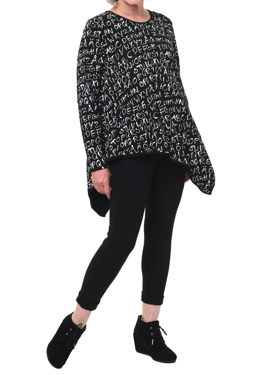 Tulip Clothing - Kinsley Tunic - black - clothing - cotton - blend