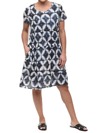 Tulip Clothing - Ramsay Dress - blue - clothing - cotton