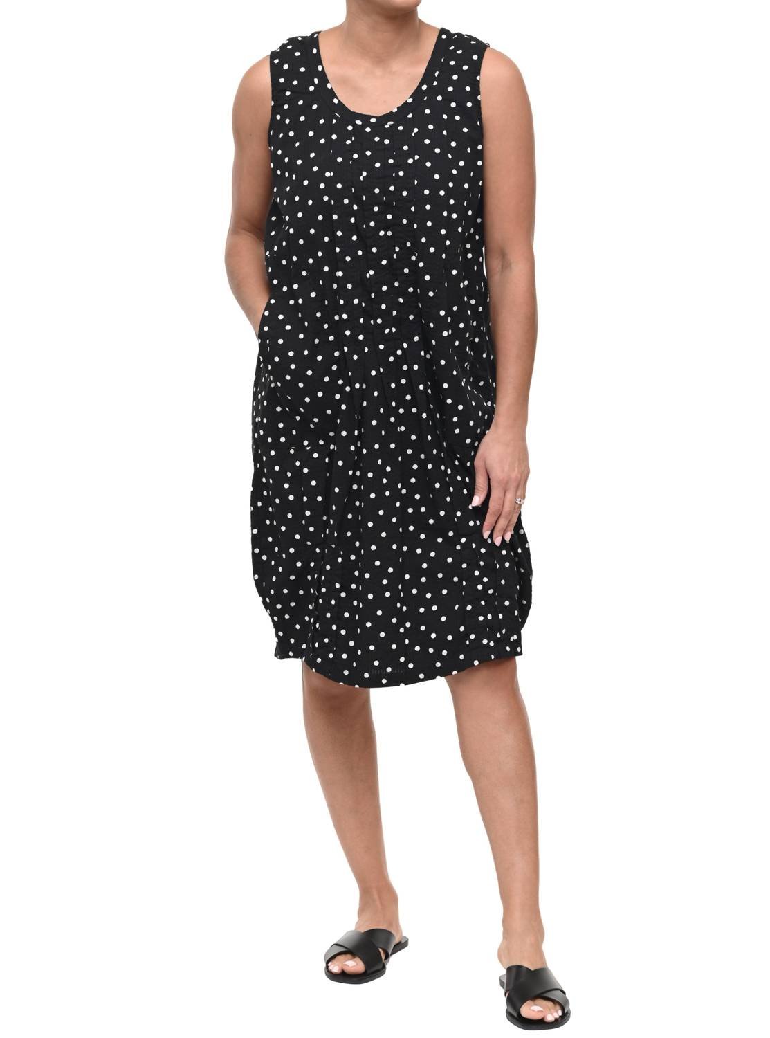 Tulip Clothing - Santa Fe Dress - black - clothing - cotton