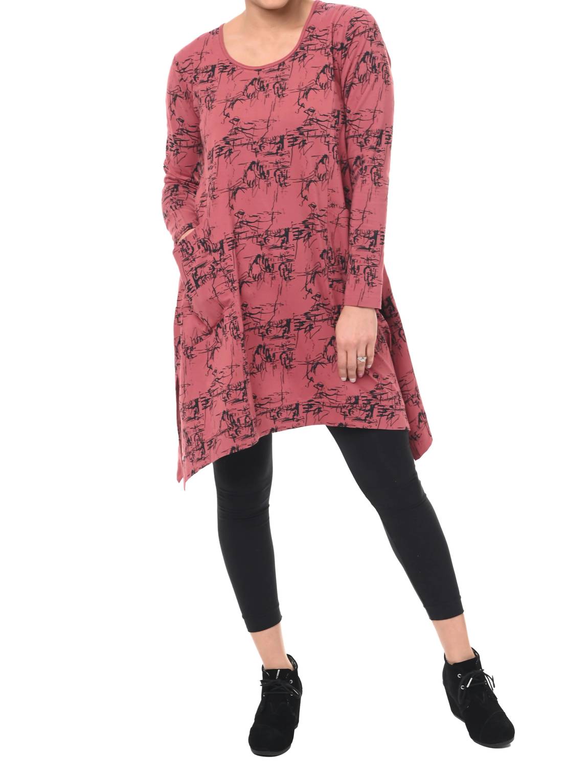 Tulip Clothing - Softly Rolled Scoop Neck Tully Top