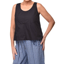 Tulip Clothing - Tristan Tank - black - clothing - cotton