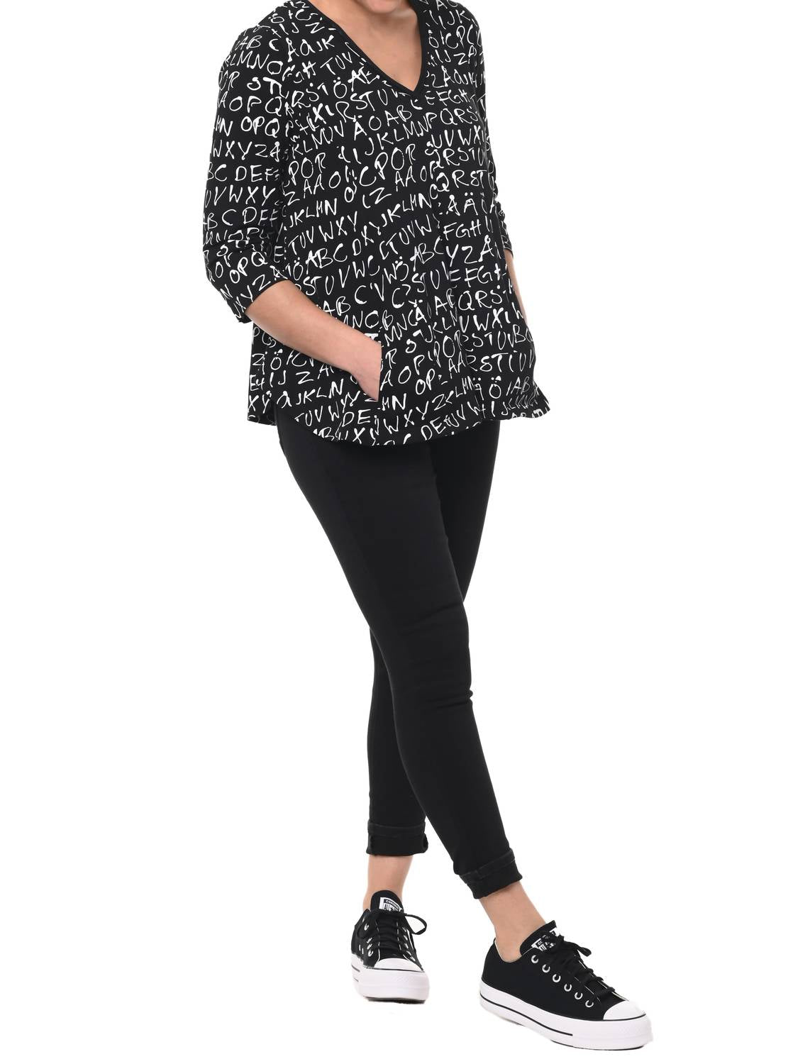Tulip Clothing - Willa Blouse - black - blouses - clothing