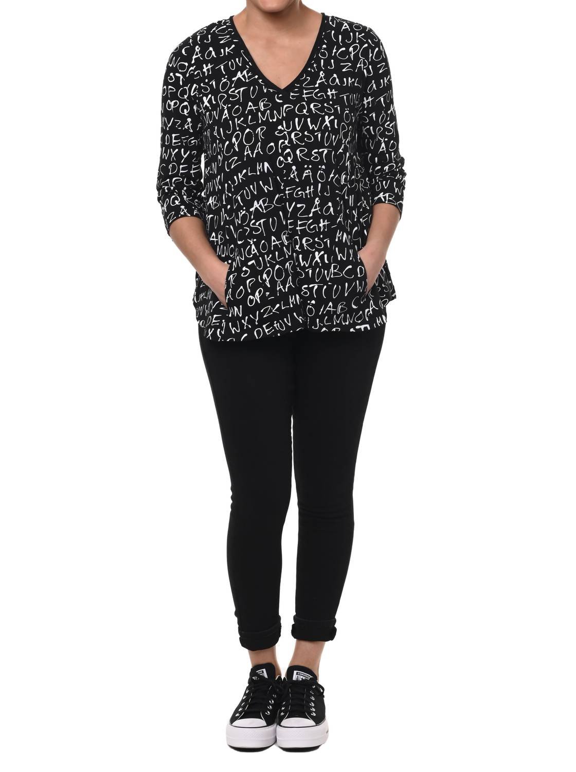 Tulip Clothing - Willa Blouse - black - blouses - clothing