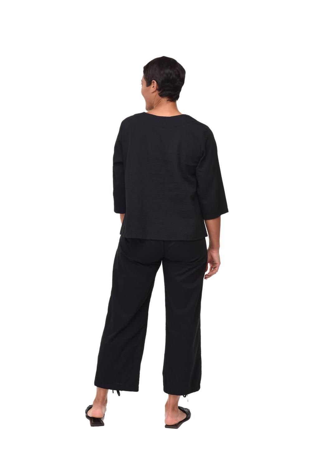 Tulip Clothing - Willis Pullover Top - black - blouses - clothing