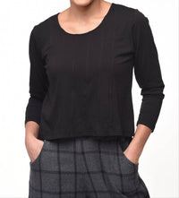 Tulip Clothing - Wren Top - black - blouses - clothing