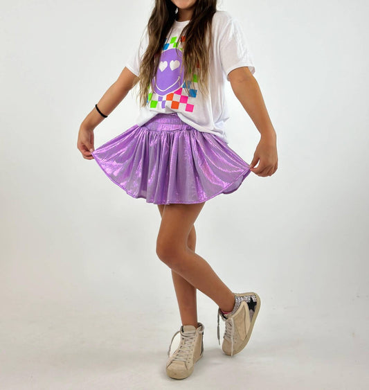 Tweenstyle - Girl's Shimmer Plisse Skort - bottoms - clothing - kids