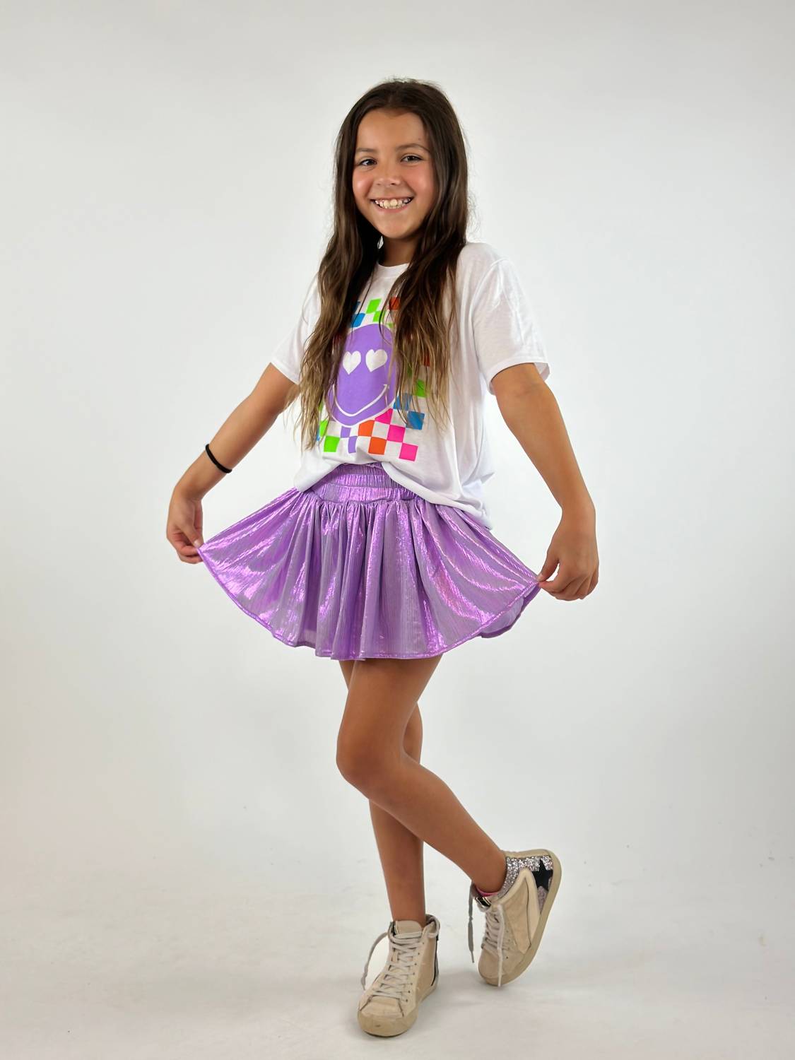 Tweenstyle - Girl's Shimmer Plisse Skort - bottoms - clothing - kids