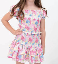 Tweenstyle - Smocked Skirt Set