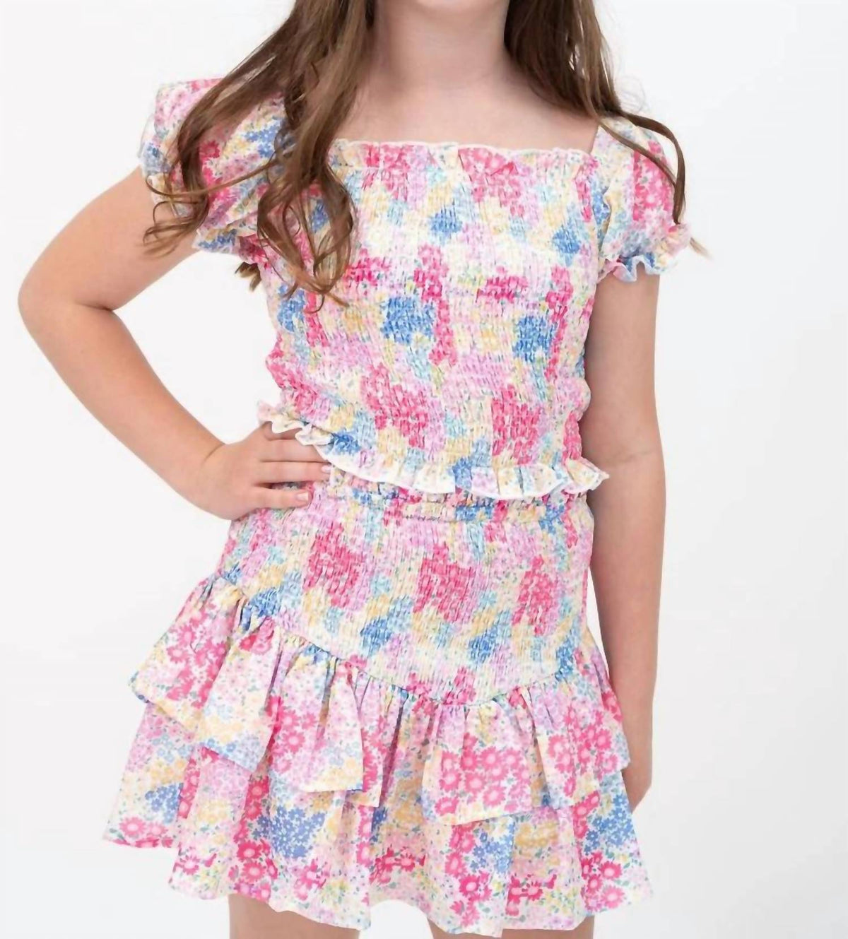 Tweenstyle - Smocked Skirt Set
