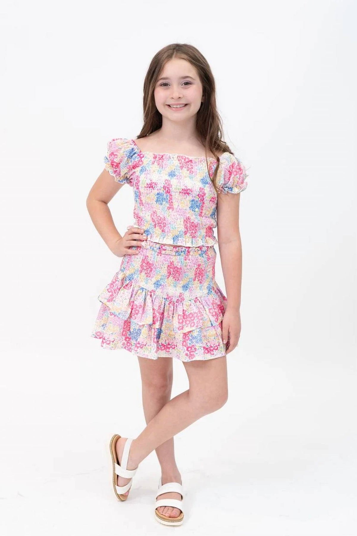 Tweenstyle - Smocked Skirt Set