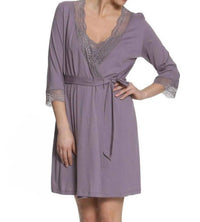 Twelve Eighty Eight - Leslie Lace Accented Robe