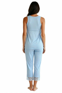 Twelve Eighty Eight - Leslie Tank Camisole Cropped Pajama Set