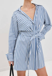 Twp - Brooke Dress - blue - clothing - cotton