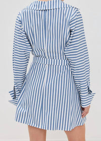 Twp - Brooke Dress - blue - clothing - cotton