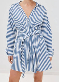 Twp - Brooke Dress - blue - clothing - cotton
