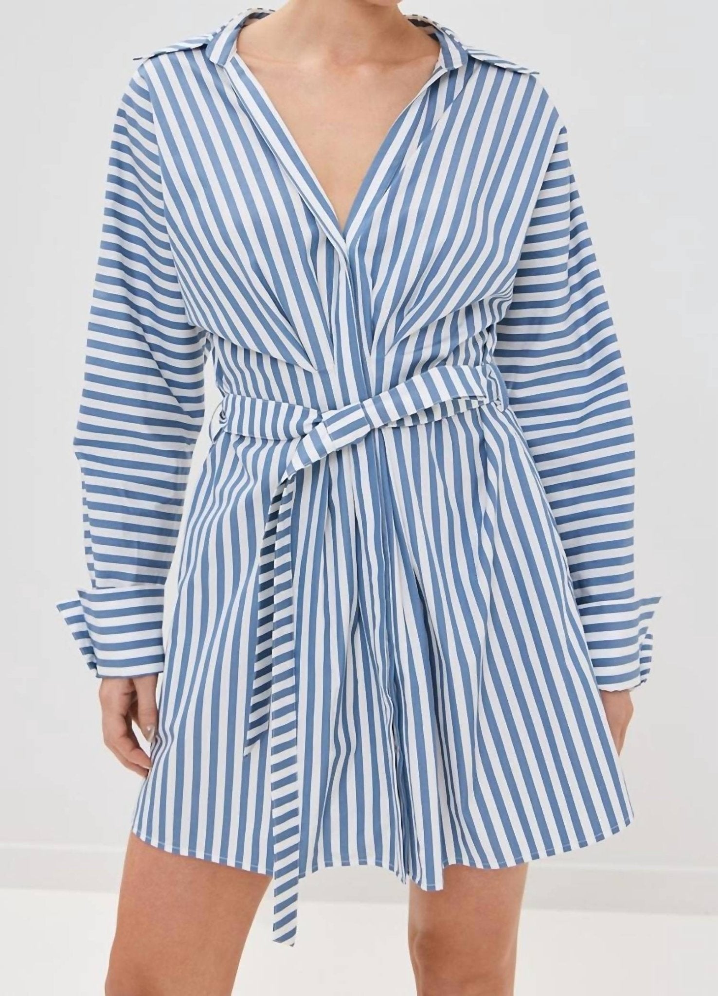 Twp - Brooke Dress - blue - clothing - cotton