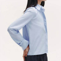 Twp - Button Me Up - blouses - blue - clothing