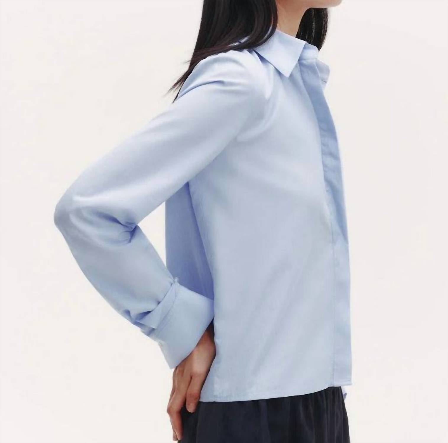 Twp - Button Me Up - blouses - blue - clothing