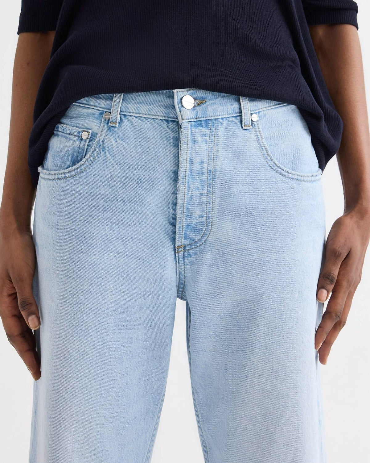 Twp - Cropped Mid Rise Jeans