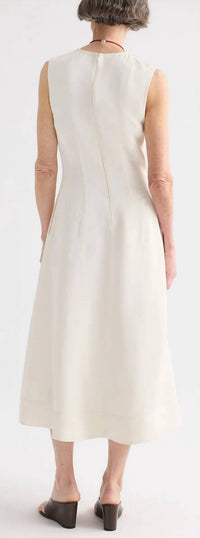 Twp - Darts Crew Neck Midi Dress