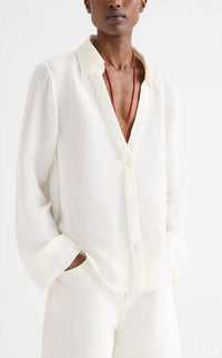 Twp - Deep V-neck Relaxed Shirt