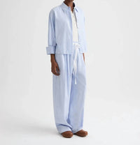 Twp - J.d. Cropped Long-sleeve Button-up Shirt