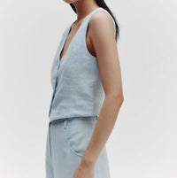 Twp - Kiki's Vest - blue - clothing - jackets