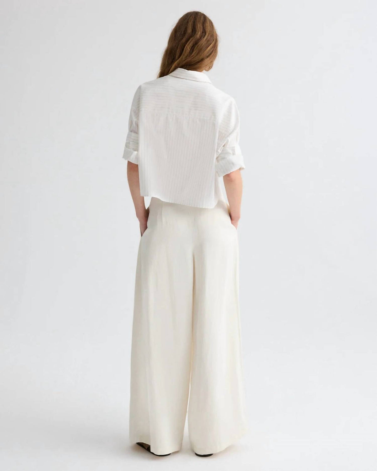Twp - Next Ex Mixed Pinstripe Superpop Shirt