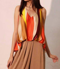 Tyche - Sunset Wonders Front Tucked Top