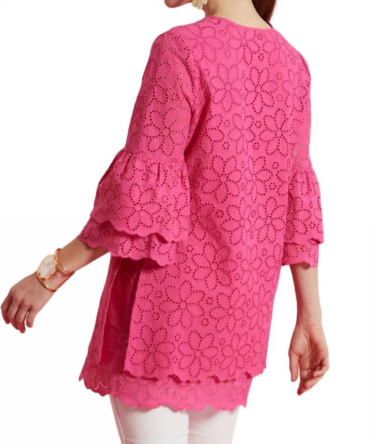 Tyler Boe - Christa Eyelet Tunic Top