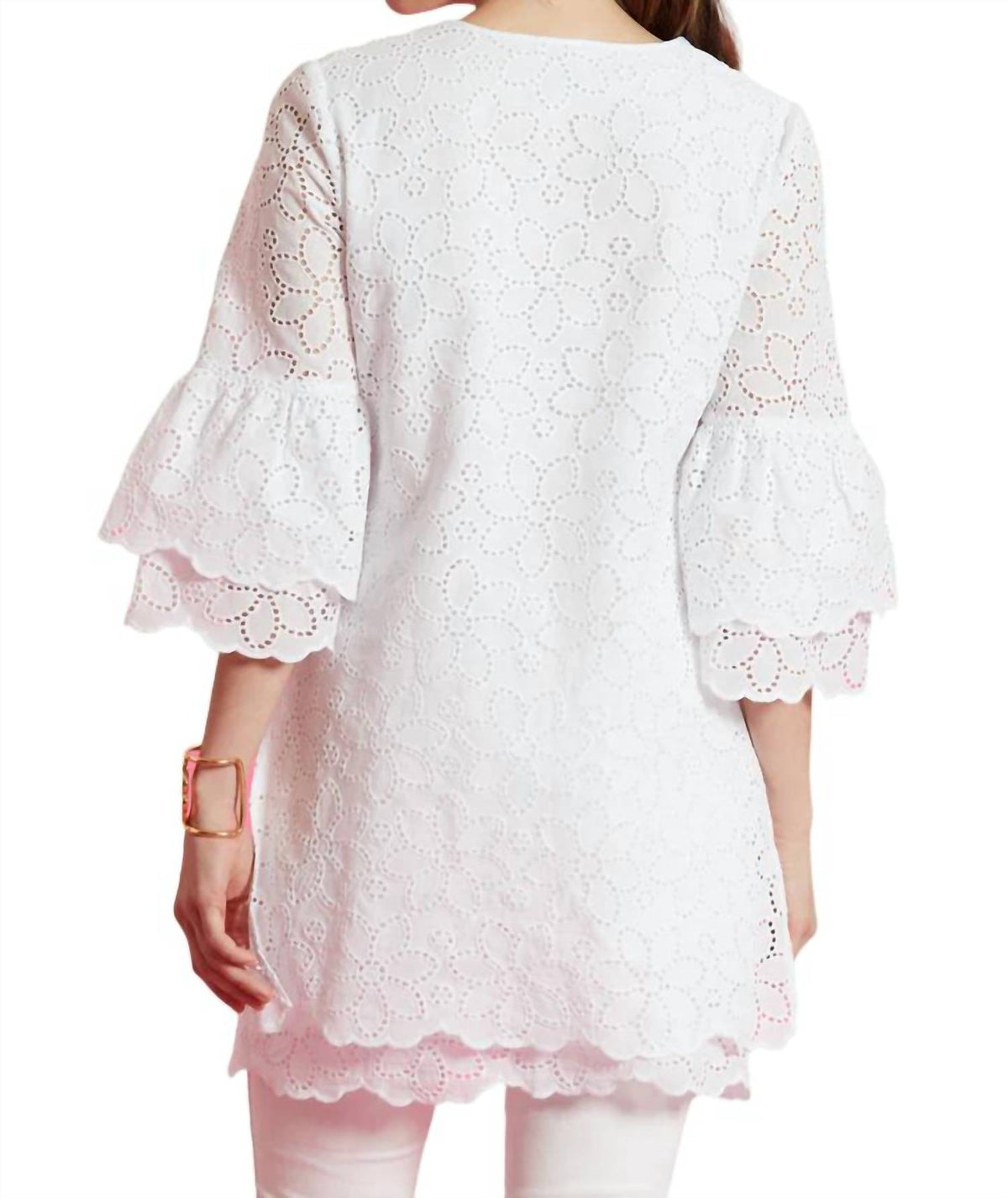 Tyler Boe - Christa Eyelet Tunic Top