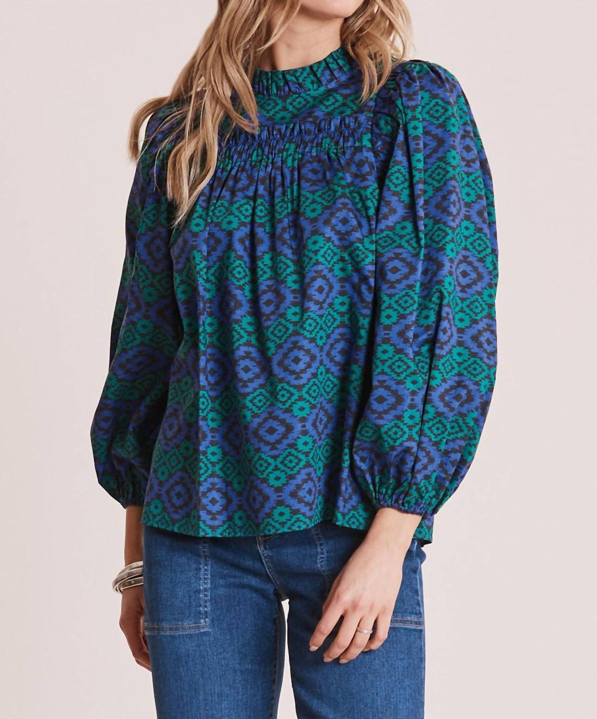 Tyler Boe - Ella Cotton Tapestry Top