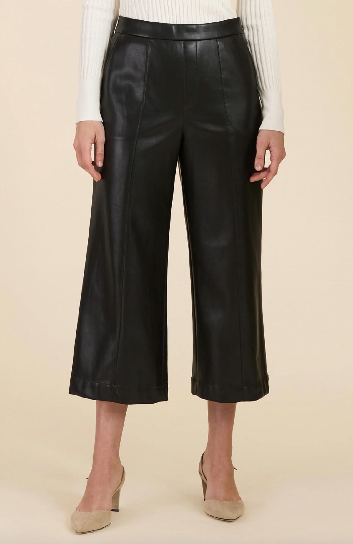 Tyler Boe - Payton Pleather Crop Pant