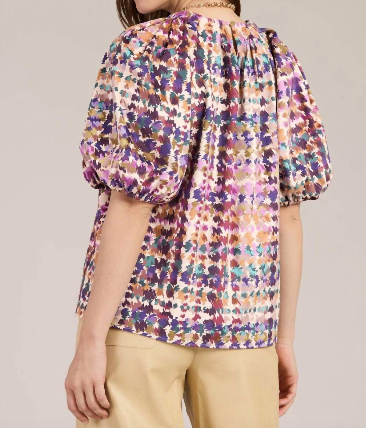 Tyler Boe - Renee Confetti Plaid Top