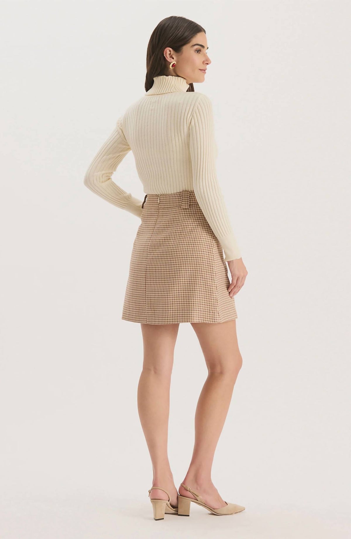 Tyler Boe - Twiggy Houndstooth Skirt