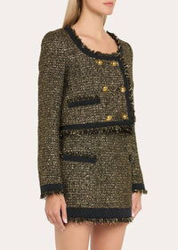 Ulla Johnson - Anisa Tweed U-Neck Jacket