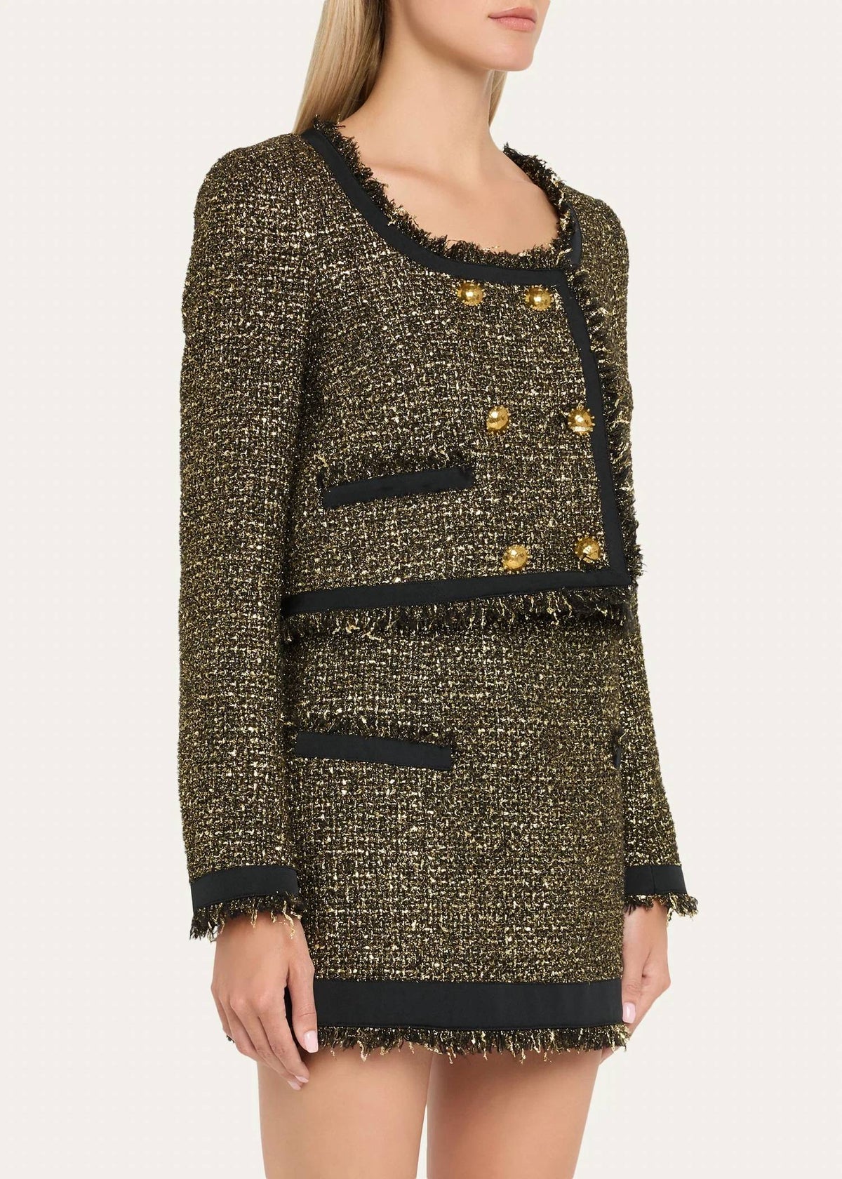 Ulla Johnson - Anisa Tweed U-Neck Jacket