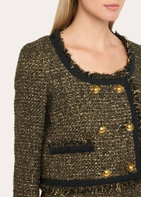 Ulla Johnson - Anisa Tweed U-Neck Jacket