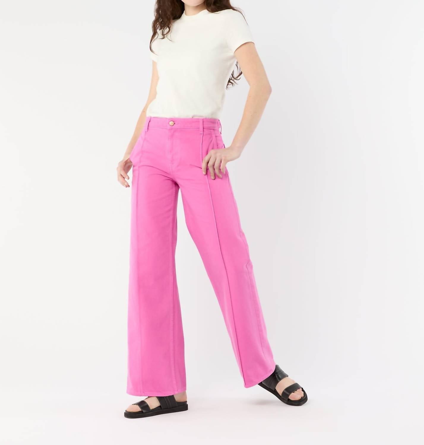 Ulla Johnson - Asher Wide Leg Jeans - clothing - cotton - flare